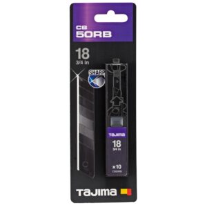Tajima varutera DORA Razar Black Blades 18mm, 10 tk.