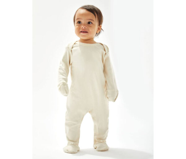 BABYBUGZ Baby envelope sleepsuit with scratch mitts
