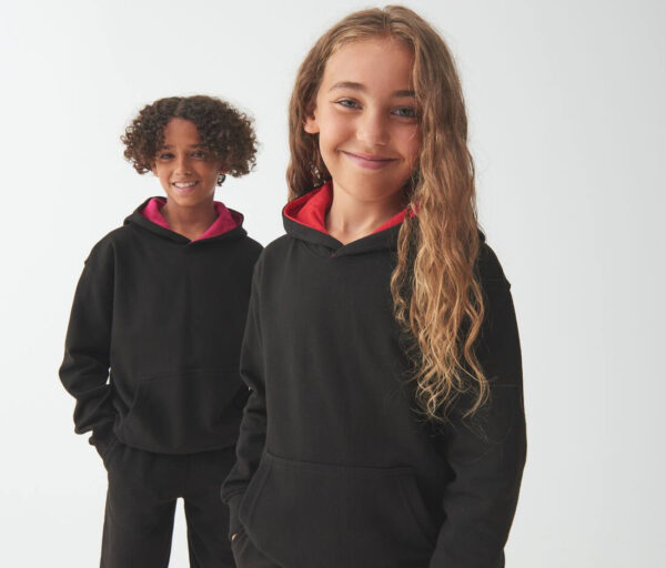 JUST HOODS Kids varsity hoodie