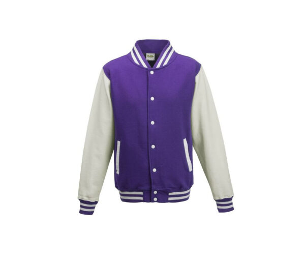 JUST HOODS Kids varsity jacket - Image 12