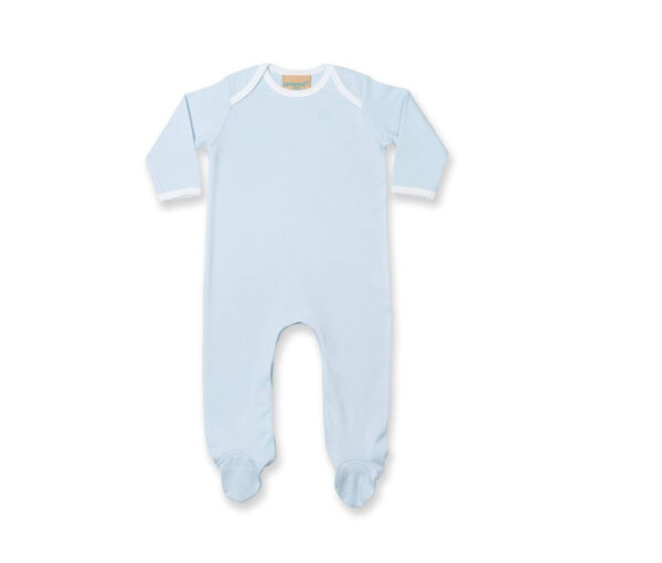 LARKWOOD Contrast long sleeved sleepsuit - Image 2