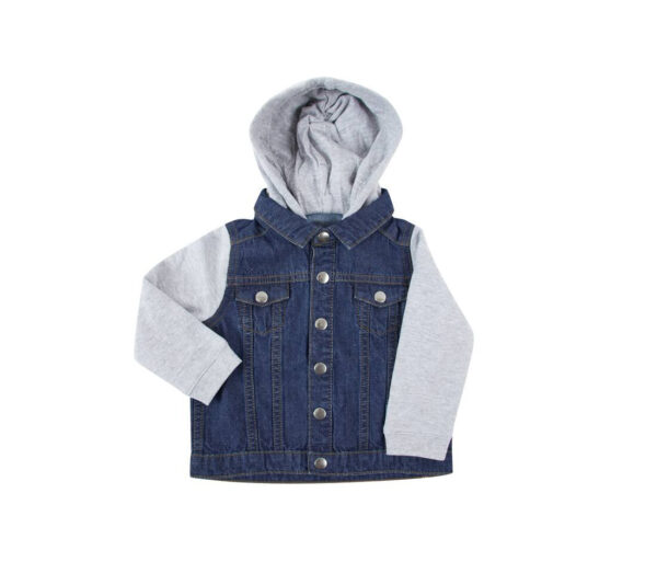 LARKWOOD Denim jacket with hood - Image 2