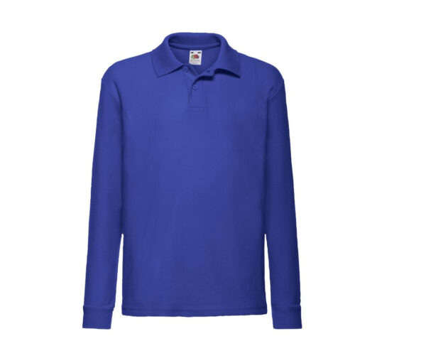 FRUIT OF THE LOOM Kids 65/35 long sleeve polo - Image 9