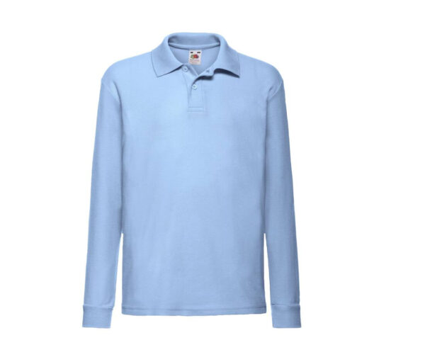 FRUIT OF THE LOOM Kids 65/35 long sleeve polo - Image 10