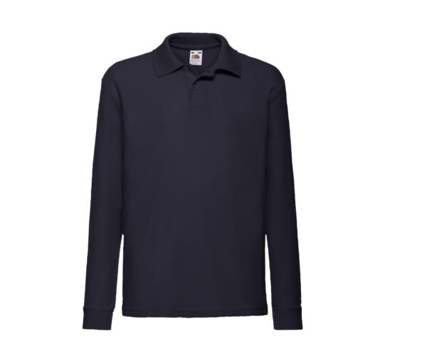 FRUIT OF THE LOOM Kids 65/35 long sleeve polo - Image 6