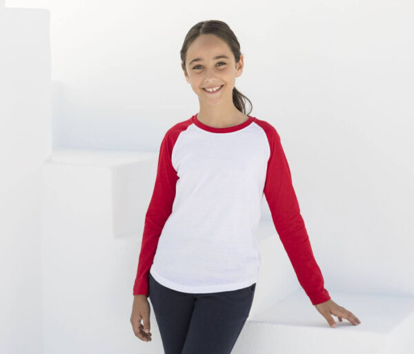 SKINNIFIT MINI Kids' long sleeved baseball t