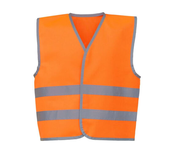 YOKO Hi-vis reflective border kids waistcoat - Image 3