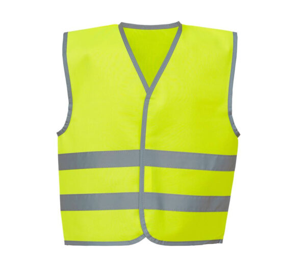 YOKO Hi-vis reflective border kids waistcoat - Image 4