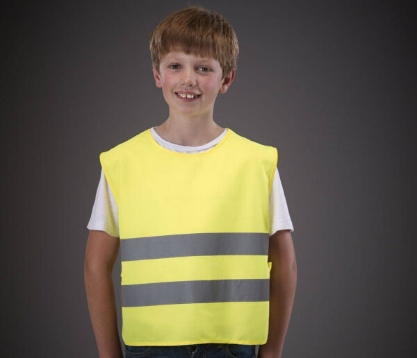 YOKO Kids hi-vis two band tabard