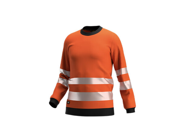 Safety Jogger Scuti Crewneck pusa HiViz - Image 2